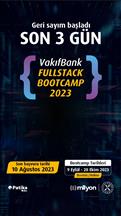 VakıfBank Fullstack Bootcamp 2023'e başvurular 10 Ağustos'ta bitiyor