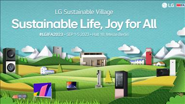 LG, IFA 2023'te sürdürülebilir bir yaşam vizyonunu paylaşacak
