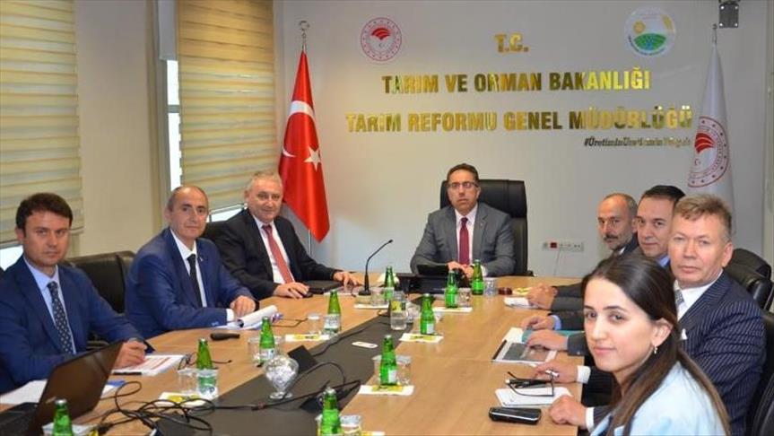 TARSİM heyeti, Tarım ve Orman Bakan Yardımcısı Ahmet Gümen'i bilgilendirdi