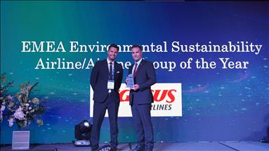 Pegasus'a CAPA'dan çevresel sürdürülebilirlik ödülü