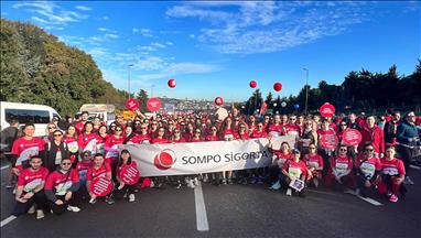 Sompo Sigorta çalışanları 45. İstanbul Maratonu'nda koştu