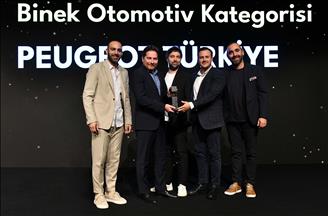 Peugeot Türkiye'ye "2023 Yılının Binek Otomobil Markası" ödülü
