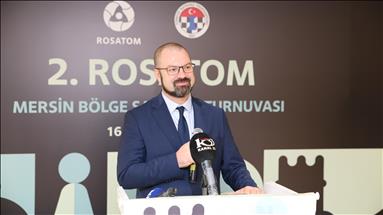 Ediz Gürel, 2. Rosatom Mersin Bölge Satranç Turnuvası'nın konuğu oldu
