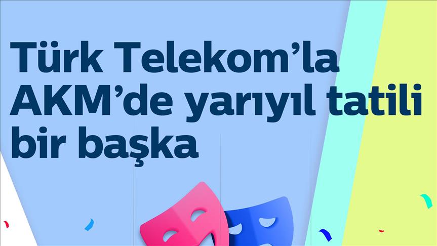 Türk Telekom AKM'de öğrenciler için yarıyıl etkinlikleri yapacak