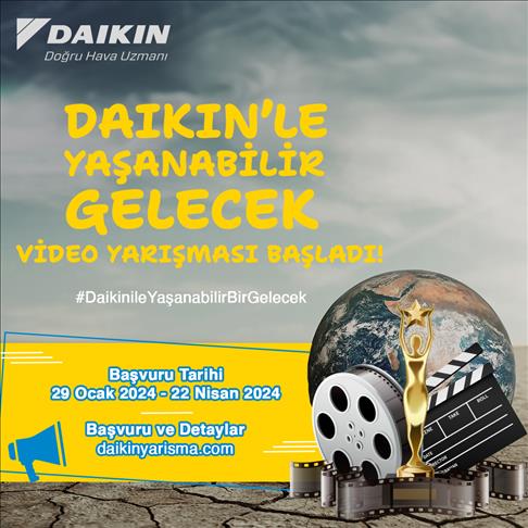 "Daikin'le Yaşanabilir Gelecek” video yarışması başladı