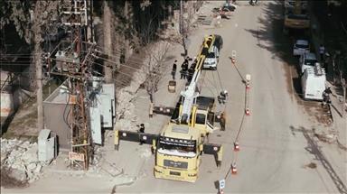 Toroslar EDAŞ'tan deprem bölgesinde asrın elektrik dağıtım operasyonu