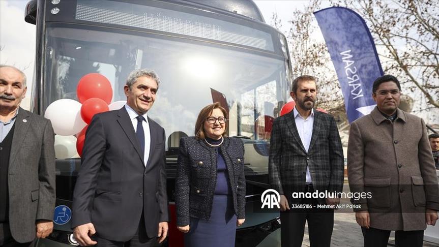 Karsan'ın hidrojenli otobüsü Gaziantep'te toplu taşımada test edilecek