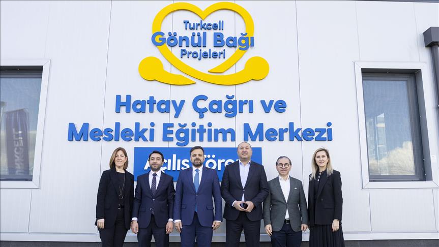 Turkcell Hatay'da Çağrı ve Mesleki Eğitim Merkezi'ni açtı