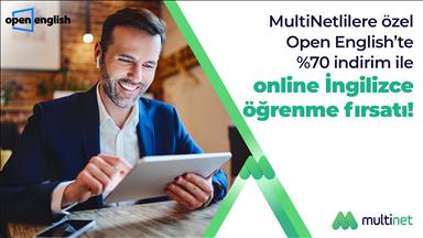Multinet Up ve Open English'ten dil eğitimi kampanyası