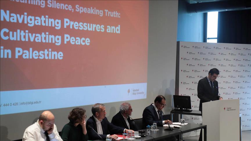 İstanbul Bilgi Üniversitesi'nde "Filistin'de barış" paneli