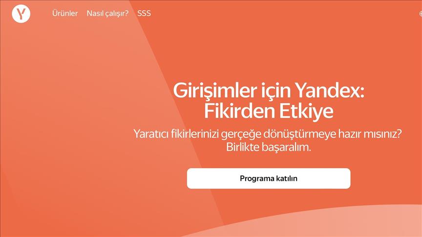 Yandex'ten Türkiye'deki girişimcilere özel startup programı