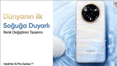 realme'den soğuğa duyarlı renk değiştiren telefon