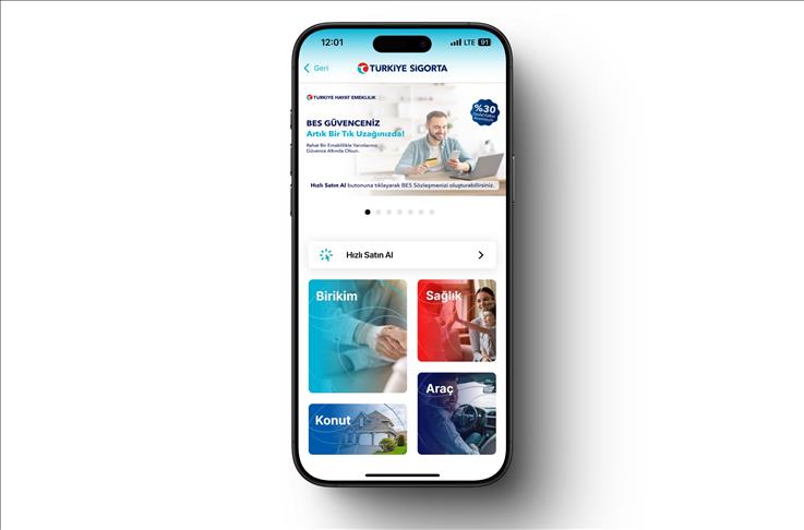Türkiye Sigorta mobil uygulaması, 6 milyon kez indirildi