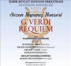 İZDSO Denizbank Konserleri sezonu Verdi’nin Requiem'i ile kapatıyor