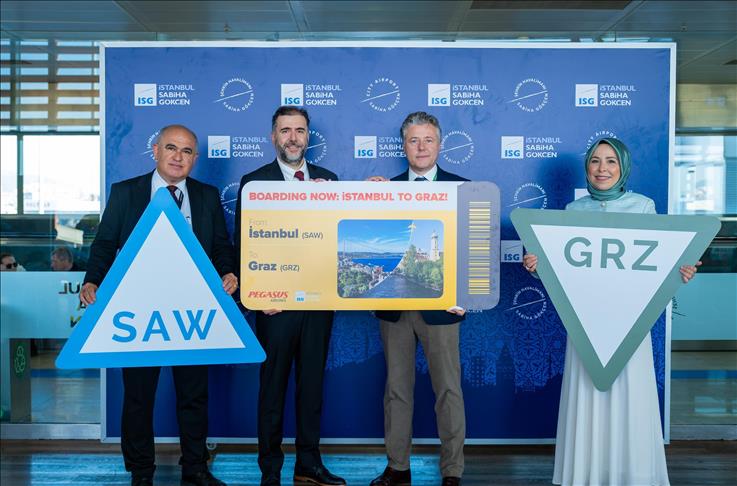 Sabiha Gökçen Havalimanı'ndan Graz'a direkt uçuşlar başladı