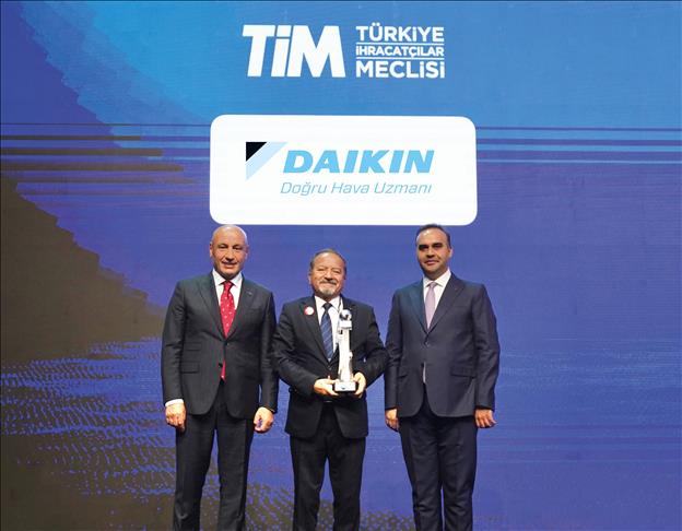 Daikin Türkiye, "İklimlendirme Sanayii Sektör Şampiyonu" seçildi