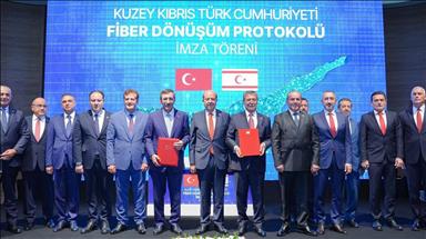 Türkiye ile KKTC arasında Fiber Dönüşüm Protokolü imzalandı