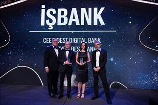 İş Bankası'na Orta ve Doğu Avrupa'nın en iyi dijital bankası ödülü
