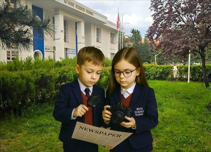 Buse Bilim Koleji'nden "Minik Gazeteciler" programı
