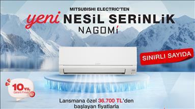 Mitsubishi Electric, duvar tipi split klimalara Nagomi serisini ekledi