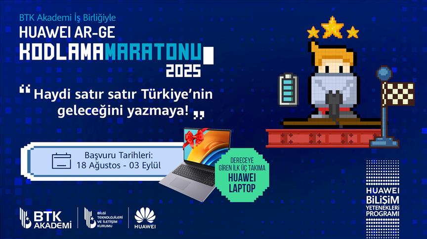 Huawei AR-GE Kodlama Maratonu 2025 için geri sayım başladı