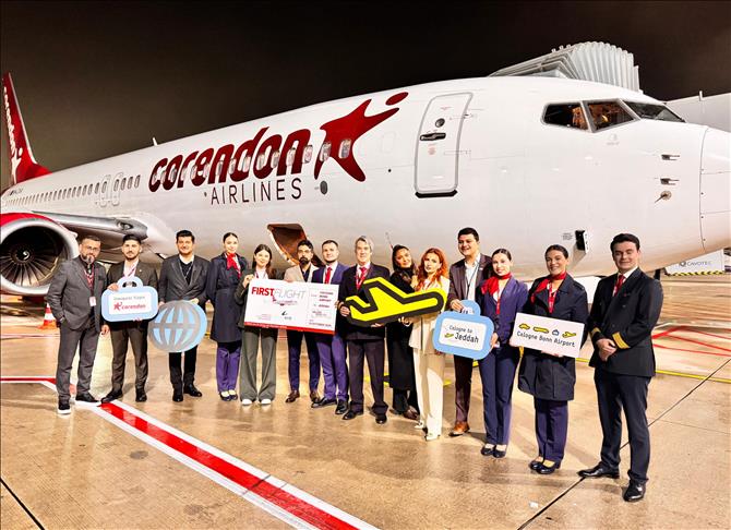 Corendon Airlines, Avrupa'dan Cidde ve Medine'ye seferler başlattı