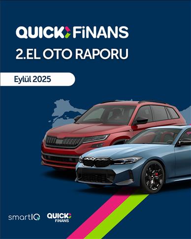 Quick Finans eylül ayı 2. El Oto Raporu'nu yayımladı
