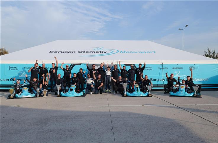 BOM Karting Takımı Türkiye Karting Şampiyonası'nın 5. ayağında takımlar birincisi oldu