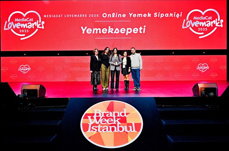 Yemeksepeti Online Yemek Siparişi kategorisinde "Lovemark" seçildi