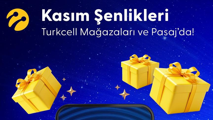 Turkcell mağazaları ve Pasaj'dan kasım ayı kampanyaları