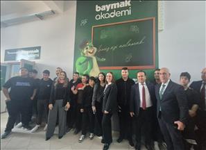 Baymak'tan meslek liselerine "uygulamalı eğitim" desteği