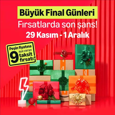 Amazon'un "Büyük Final Günleri" bugün sone eriyor