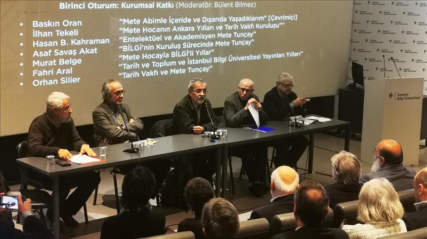 İstanbul Bilgi Üniversitesi'nde Prof. Dr. Mete Tunçay'ı anma etkinliği gerçekleştirildi