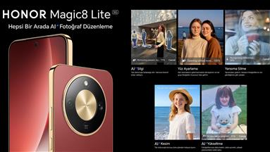 Honor Magic8 Lite yapay zekayla fotoğraf düzenlemeyi kolaylaştırıyor
