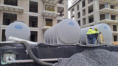 Karmod yağmur suyu hasadı depolama tankı projelerini sürdürüyor