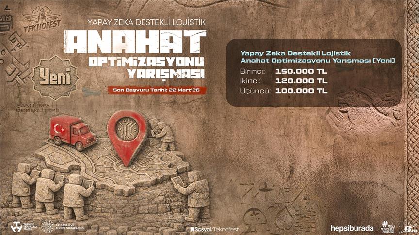TEKNOFEST, yapay zeka destekli lojistik yarışmasının başvuruları başladı