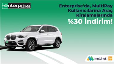 Multinet Up'tan Enterprise Rent-A-Car ile işbirliği