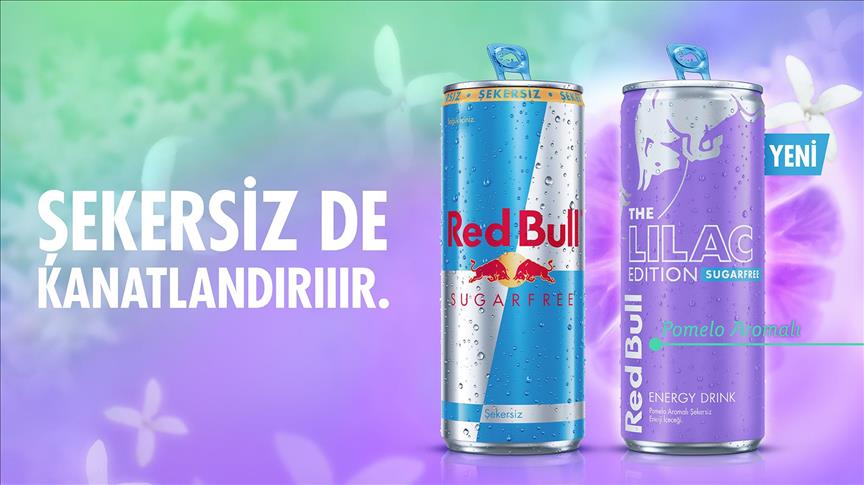 Red Bull "pomelo aromalı" ve şekersiz Lilac Edition'ı satışa sundu