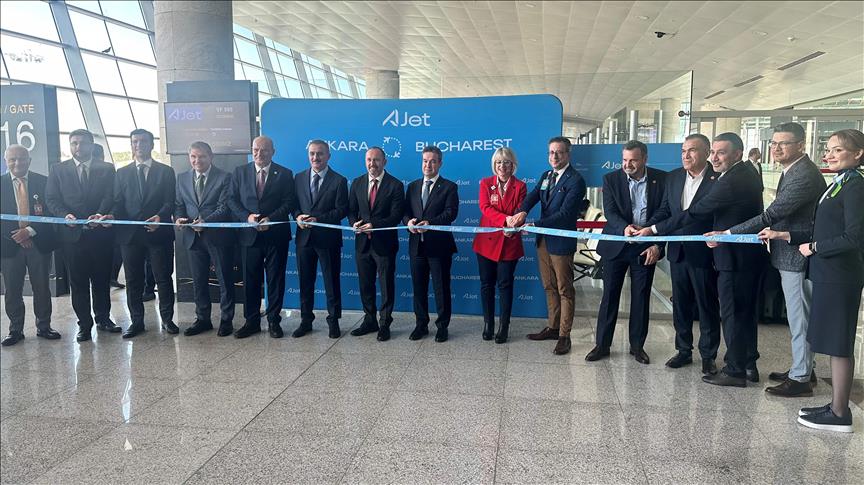 Ankara Esenboğa Havalimanından Bükreş'e direkt uçuşlar başladı