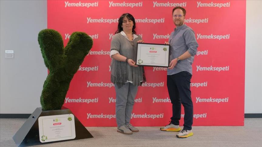 Yemeksepeti'ne WWF-Türkiye'den "Yeşil Ofis Diploması" 