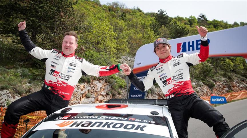 Toyota WRC'de galibiyet serisini Hırvatistan'da da sürdürdü