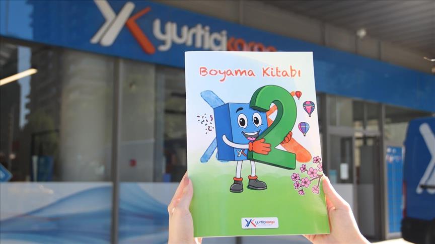 Yurtiçi Kargo'dan çocuklar için ücretsiz 100 bin boyama kitabı