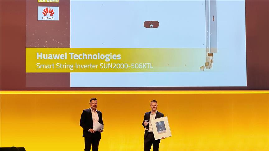 Huawei'nin yeni invertörüne Intersolar Europe'tan ödül
