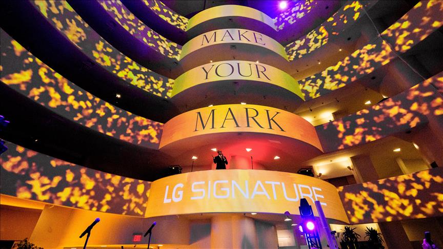 LG Electronics New York'ta LG SIGNATURE'nın yeni koleksiyonlarını tanıttı