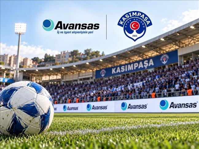 Avansas 2026-2027 sezonunda Kasımpaşa'nın destek sponsoru oldu